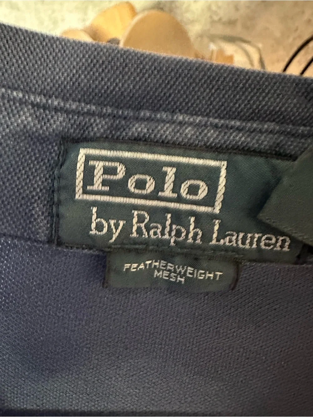 Polo Ralph Lauren Featherweight Mesh Men’s Blue Short Sleeve Shirt Size 3XB